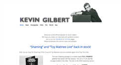 Desktop Screenshot of kevingilbert.com